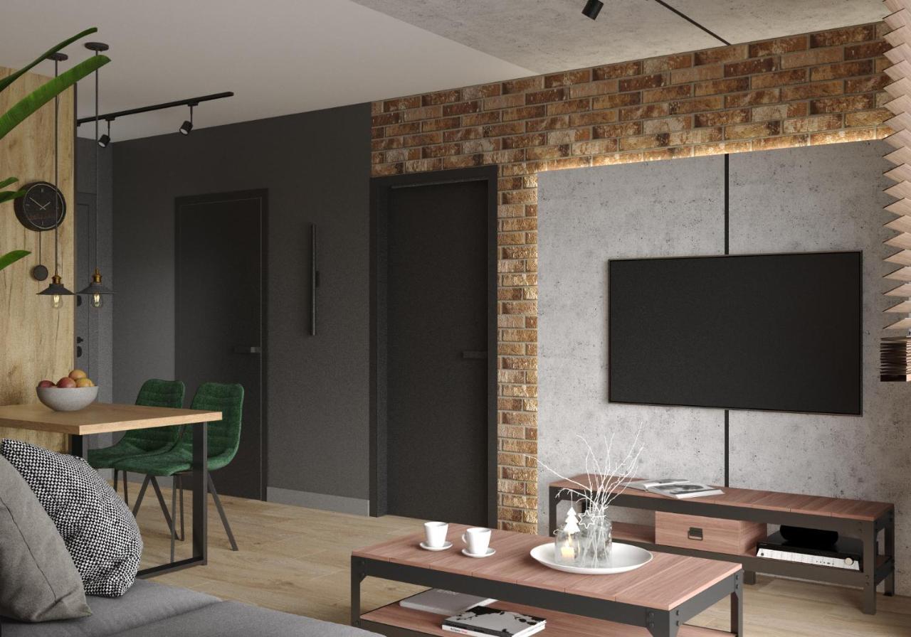 Loft Klonowa - Apartament Z Garazem Kielce Ngoại thất bức ảnh